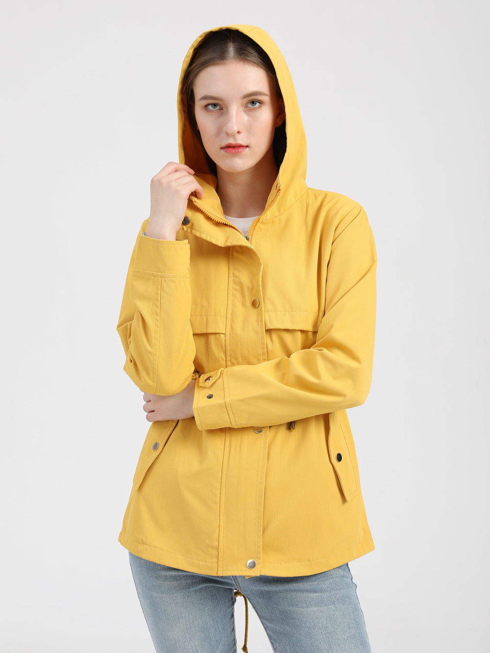 Übergangsjacke Damen Mit Kapuze – Modische Regenjacke Frühling Herbst