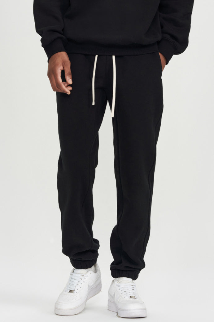 Pantalon de jogging en polaire de qualité supérieure avec cordon de serrage réglable