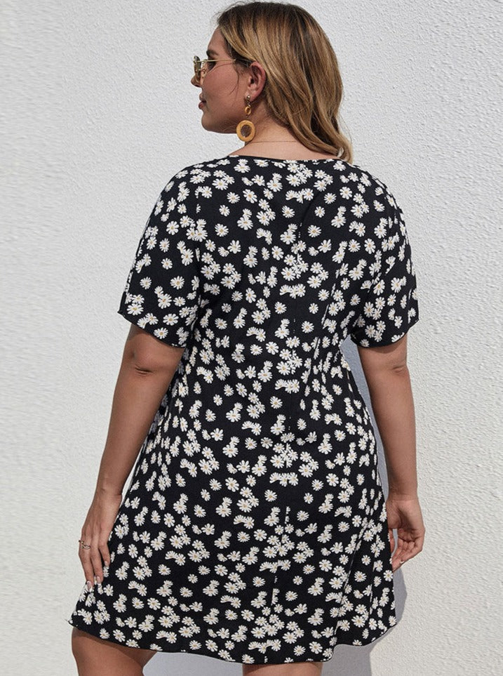 Robe de vacances à imprimé floral