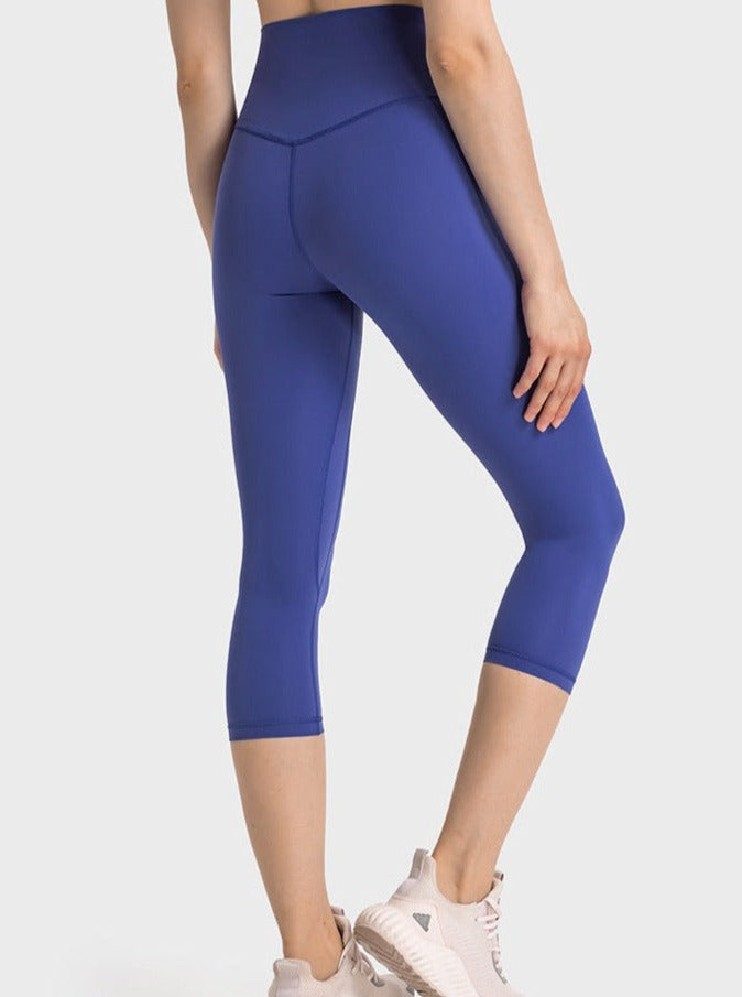 Pantalon de yoga extensible taille haute