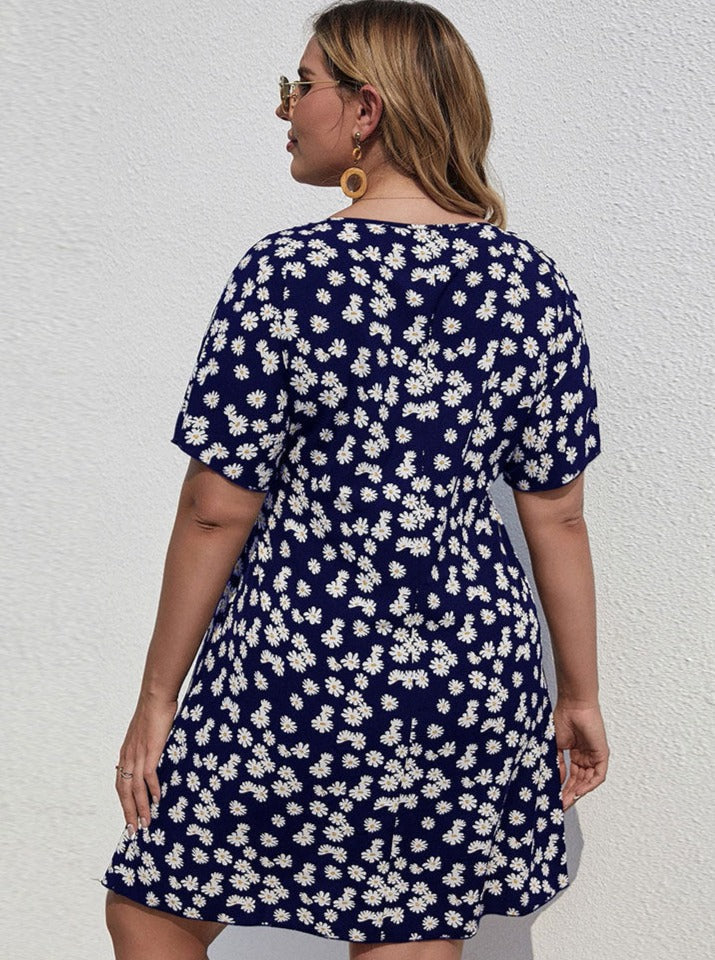 Robe de vacances à imprimé floral