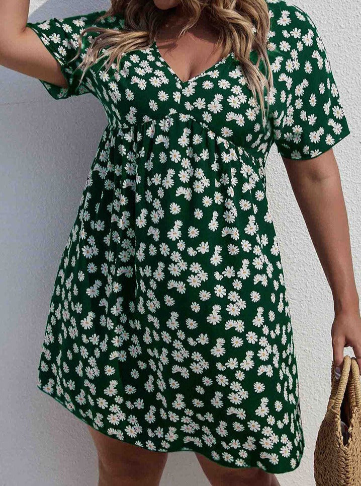 Robe de vacances à imprimé floral