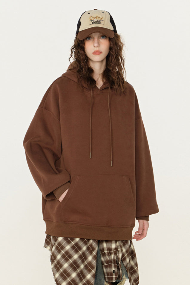 Oversize Hoodie Damen Linien Unisex Komfort Kapuzenpullover