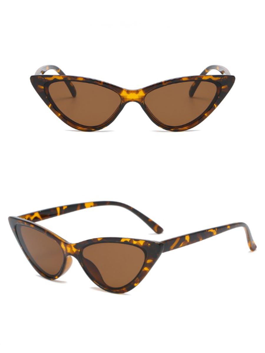 Retro Chick Sunglasses Women Pinchbox Leopard 